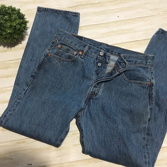 Levi’s 501 XX Button Fly Medium Wash Rigid Denim Men’s Jeans Size 30x30 - Picture 4 of 5